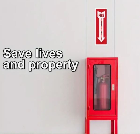 FIRE PREVENTION BUNDLE Fiberglass Fire Blanket Pet Alert & Extinquisher Stickers