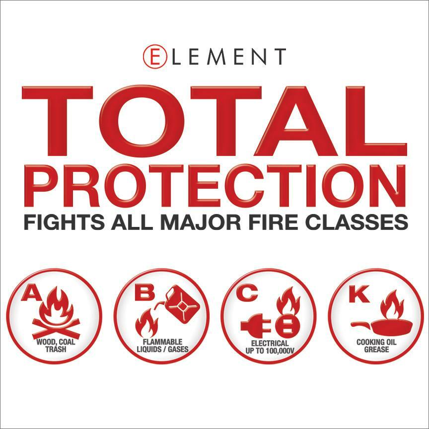 Element Fire E100 Industrial Portable Fire Extinguisher – 40100