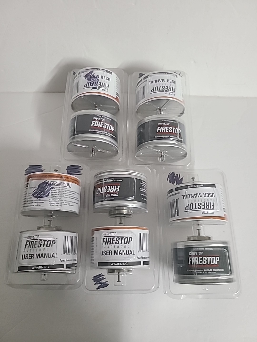 StoveTop FireStop 675-3D RangeHood Fire Suppressor 5 Pack