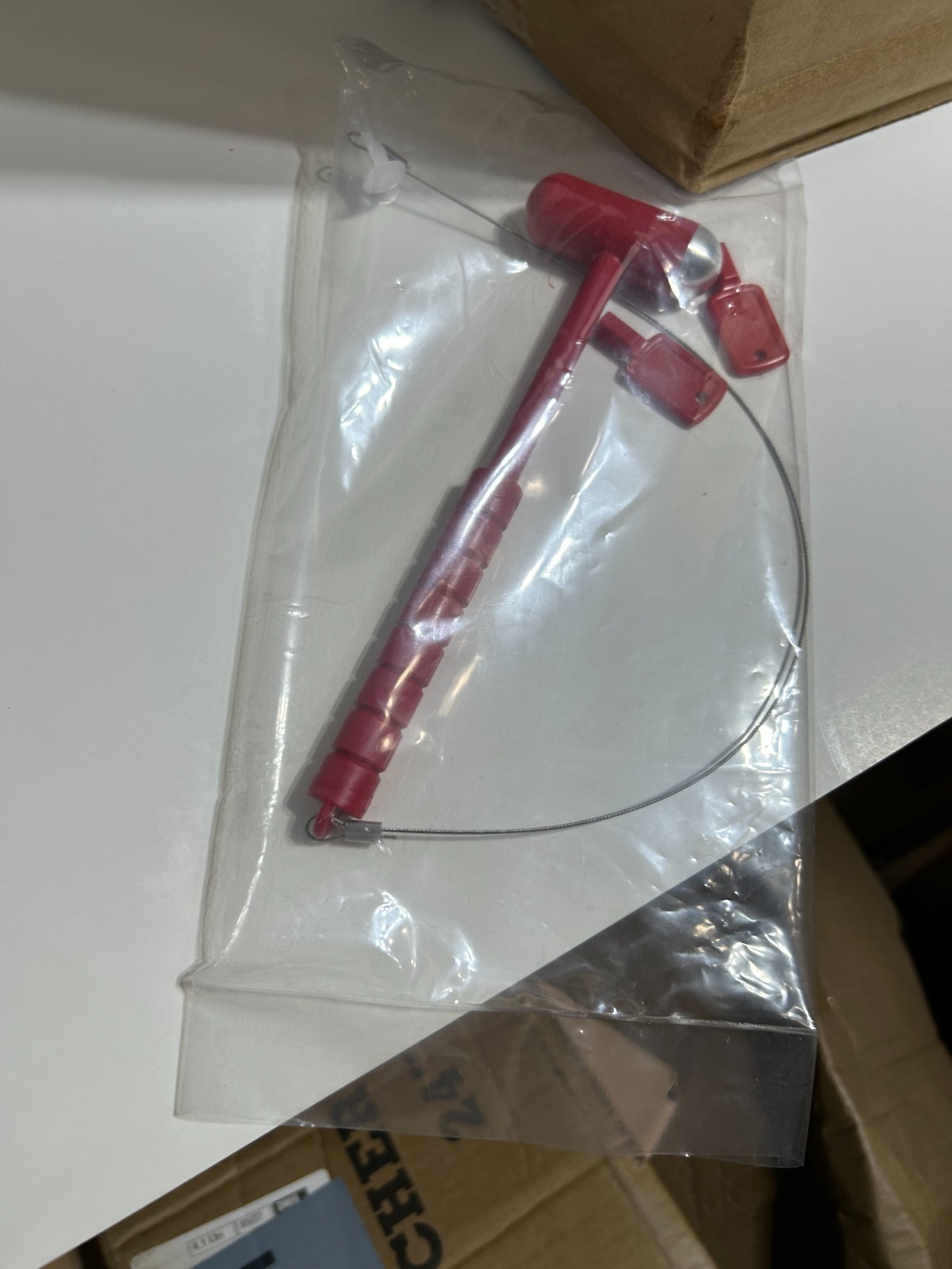 Cato 10551-H Red Plastic Chief Fire Extinguisher Cabinet for 2.5 + 5 lb + Hammer