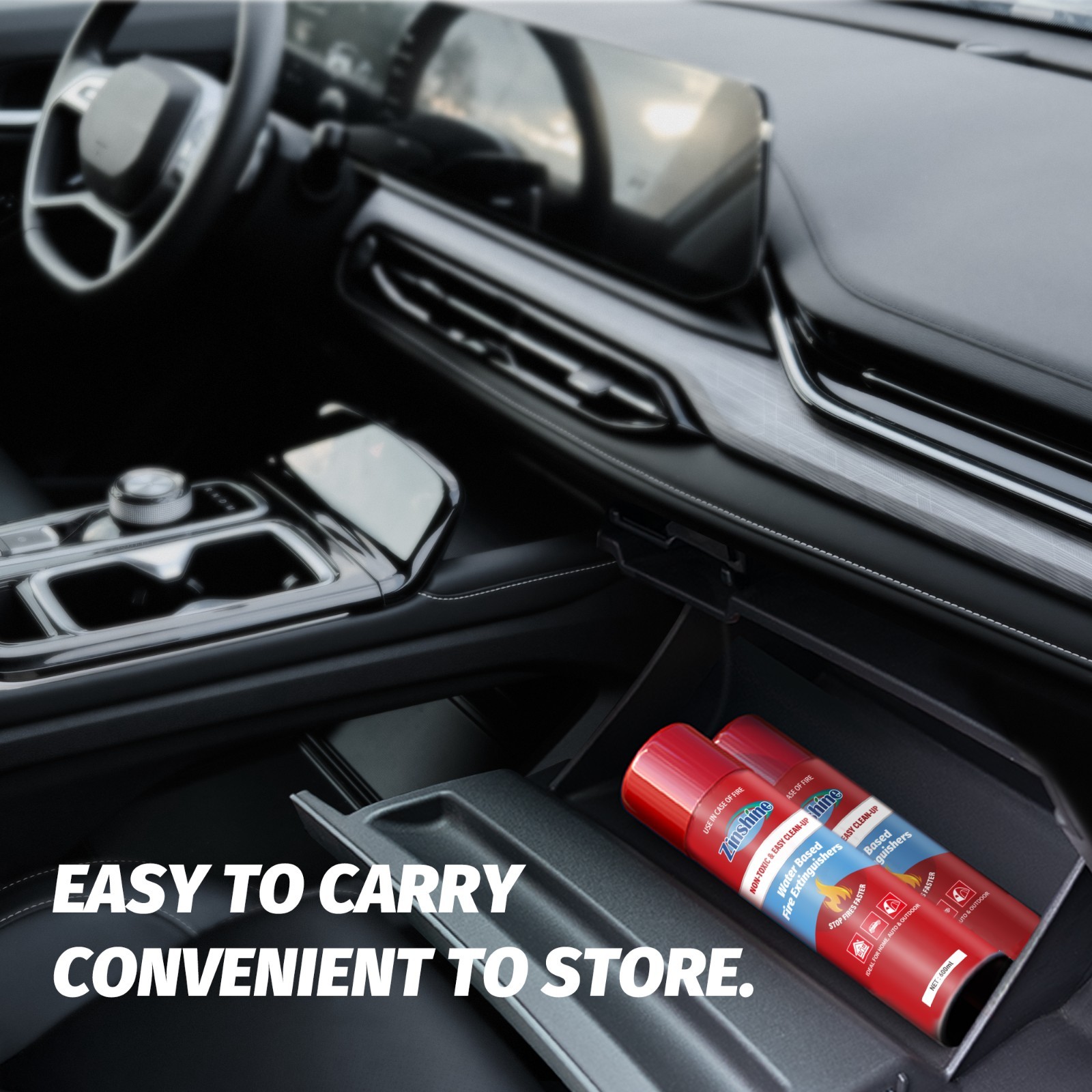 3 Pack Small Fire Extinguisher Portable for Kitchen Home Car Fast Response Spray