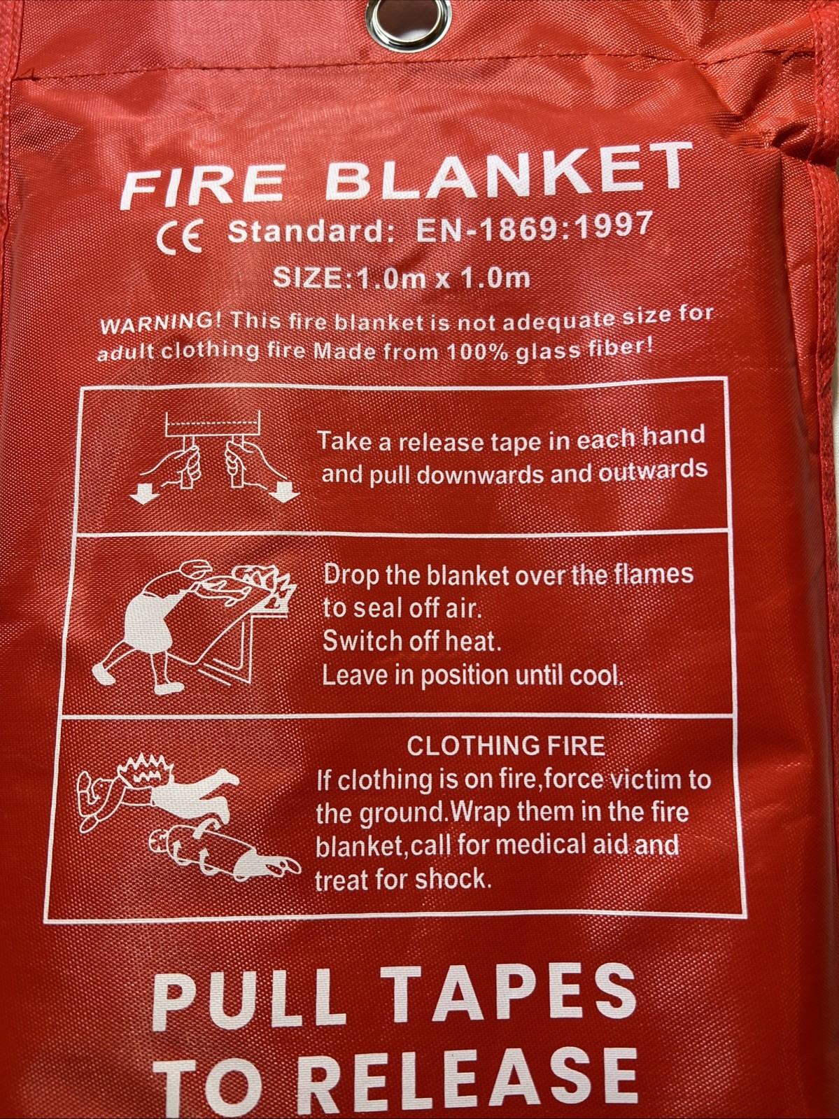 Fire Blanket – Thick Fire Blanket Fire Suppression Blanket – Fire Blankets Em…