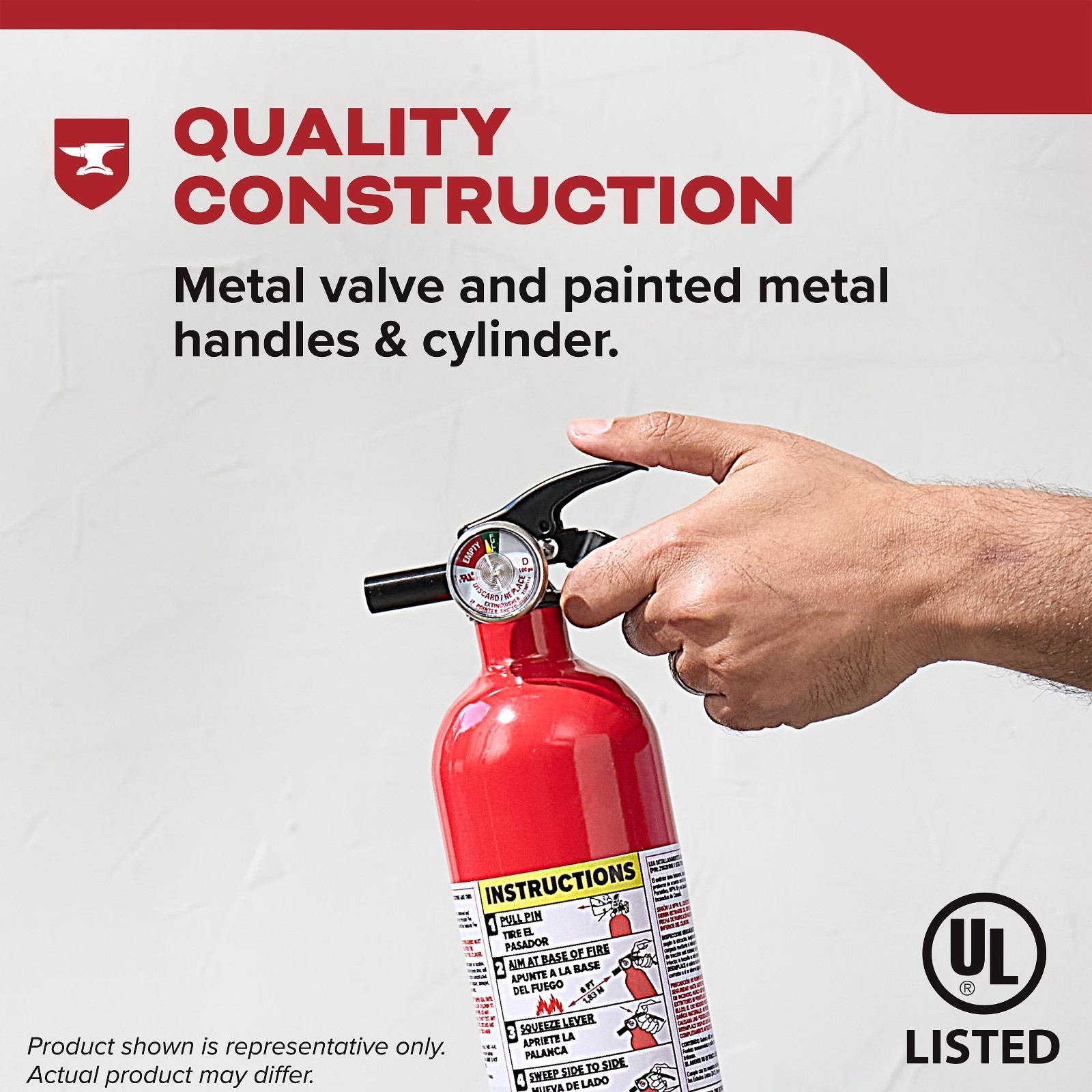 (2 pack) Kidde Basic Fire Extinguisher for Home, Residential 1A10BC