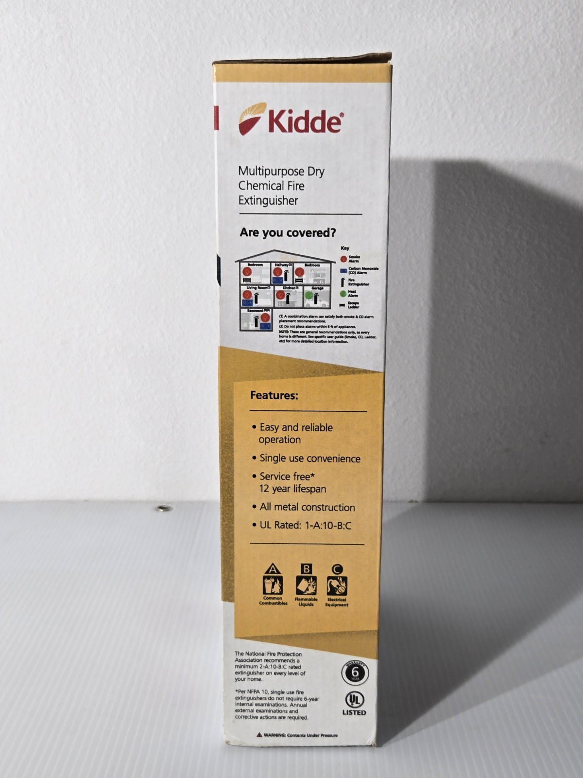 Kidde Class ABC 2.5 lb Fire Extinguisher 2-Pack 1-A:10-B:C | 21030932 | (FA110G)