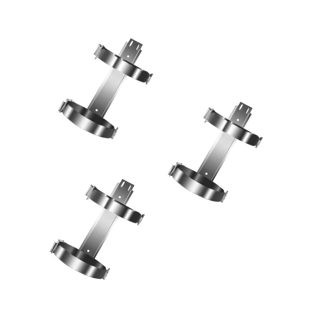 Set of 3 Heavy Duty Fire Extinguisher Mount Hook Wall Bracket for Adjustable