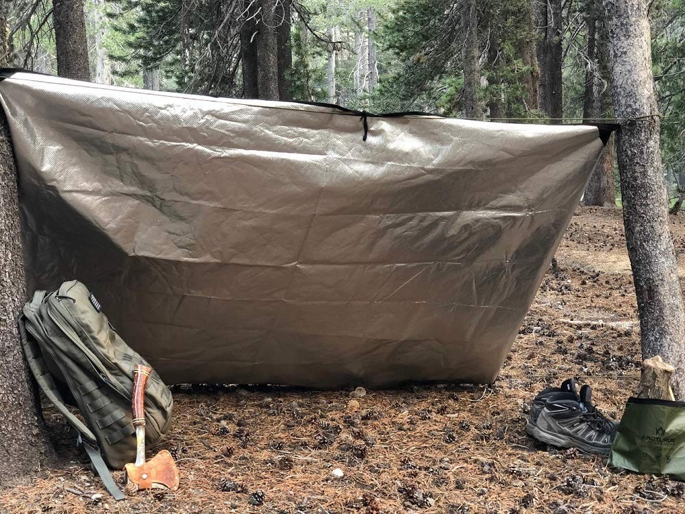 Heavy Duty Survival Blanket “ Insulated Thermal Reflective Tarp 60″ X 82″. Allwe