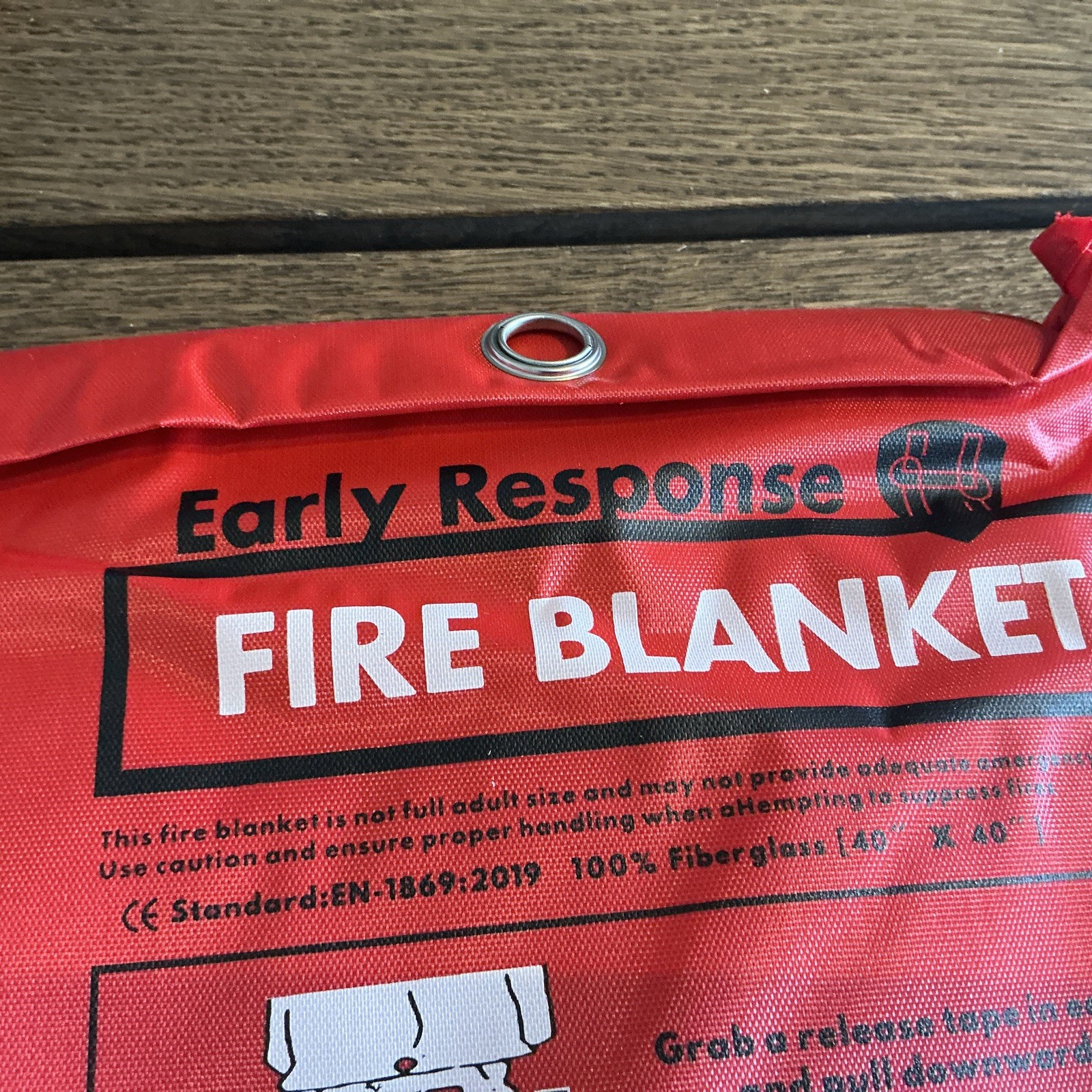 2 PACK FIRE BLANKET Honeyera Early Response Fiberglass 40″ x 40″ – NEW