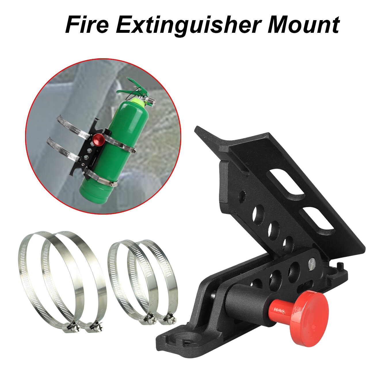 Car Fire Extinguisher Mounting Bracket Compatible with Polaris RZR Ranger