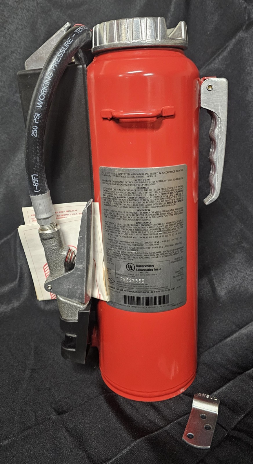 Ansul Red Line I-A-10-G Dry Chemical Fire Extinguisher 10 Lb 418247