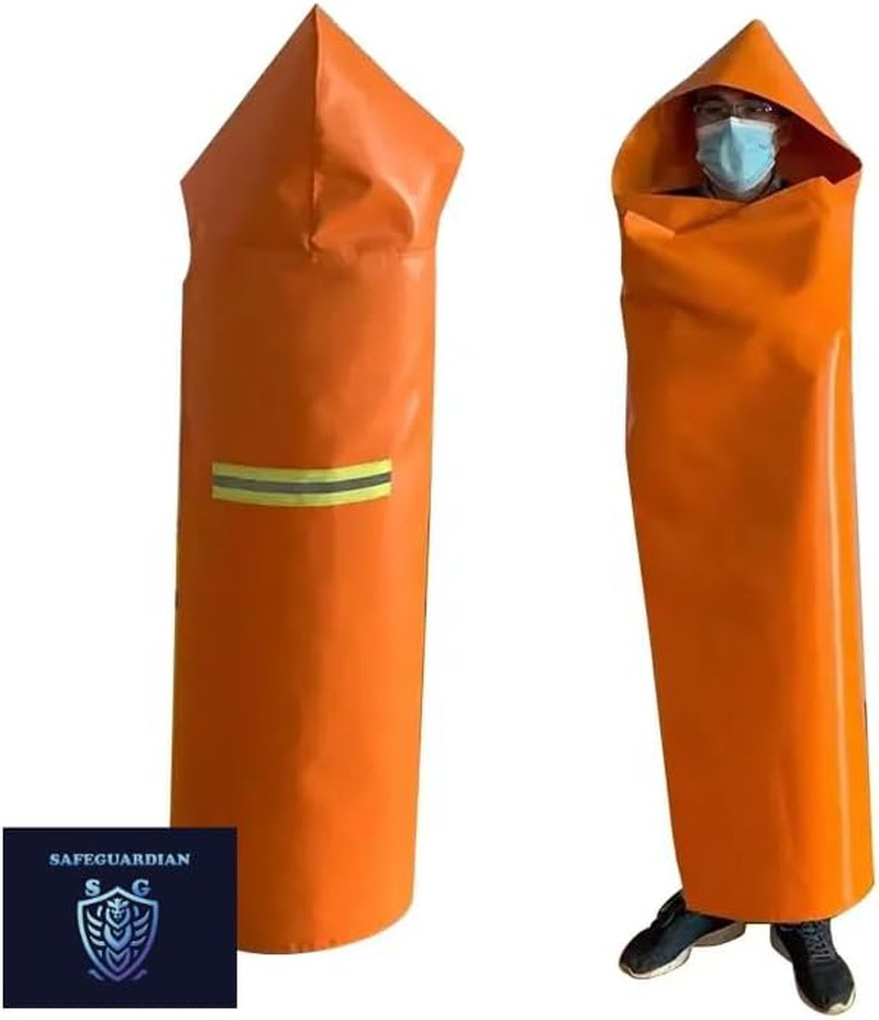 Fireproof Blanket Fire Cloak | Hooded Fire Blanket | Emergency Fire Blankets for