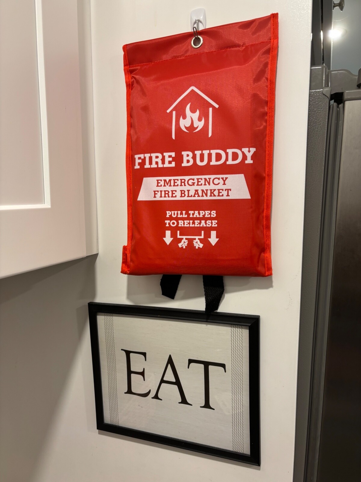 Emergency Fire Blanket – 1 Pack – 39” x 39” Fiberglass Fire Suppression Blanket