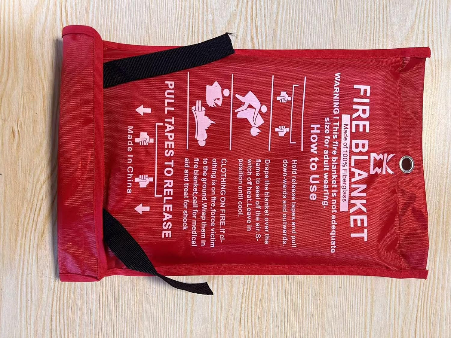 Fire Blanket for Kitchen Home Emergency – Fiberglass Blankets Fire Survival Susp