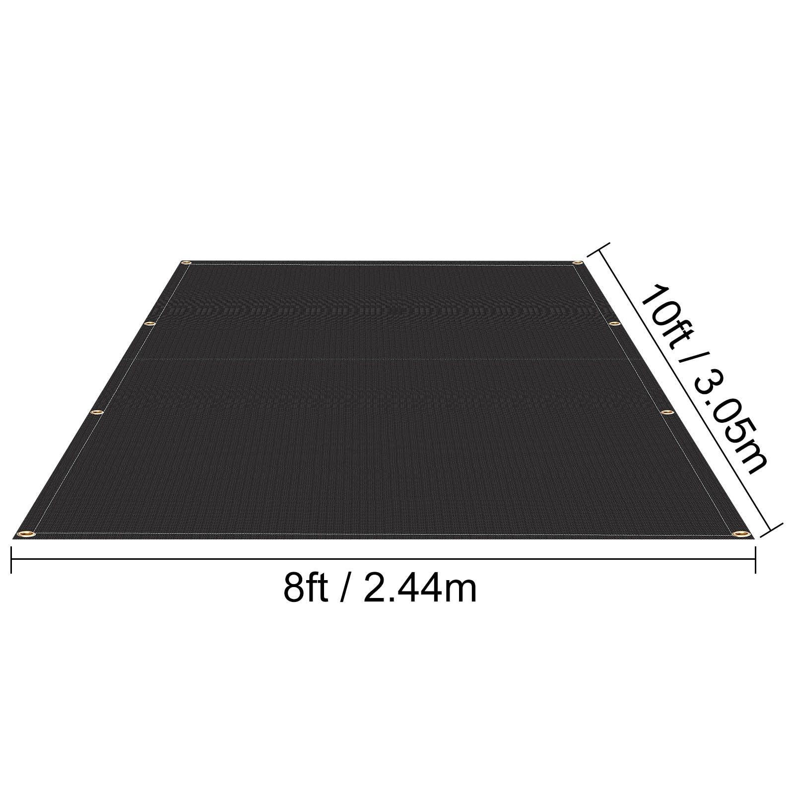 2-Pack Fiberglass Fire Blankets: 8’x10′, 1022°F, 12 Brass Grommets