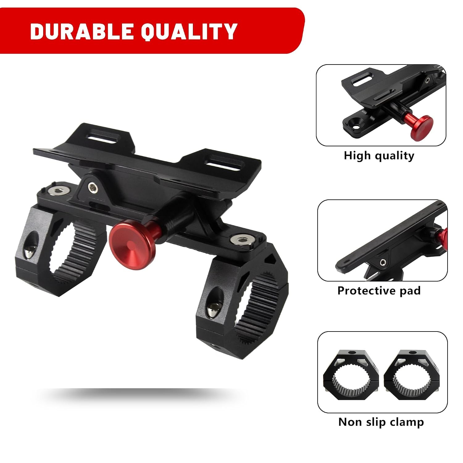 UTV Fire Extinguisher Mount Kit – Aluminum Adjustable Quick Release Roll Bar Car
