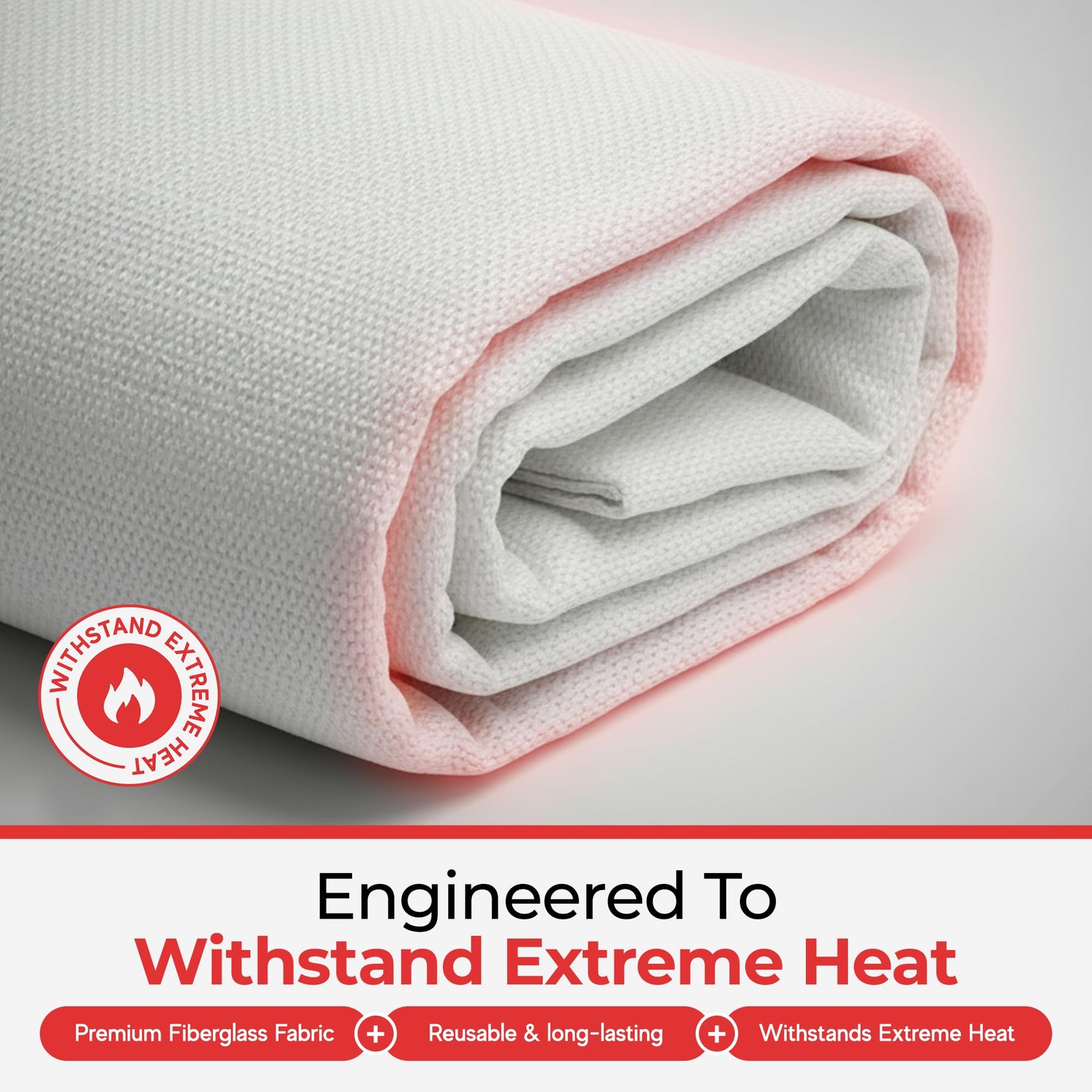 Emergency Fire Blanket for Home and Kitchen – 100% Fiberglass Fire Suppressio…