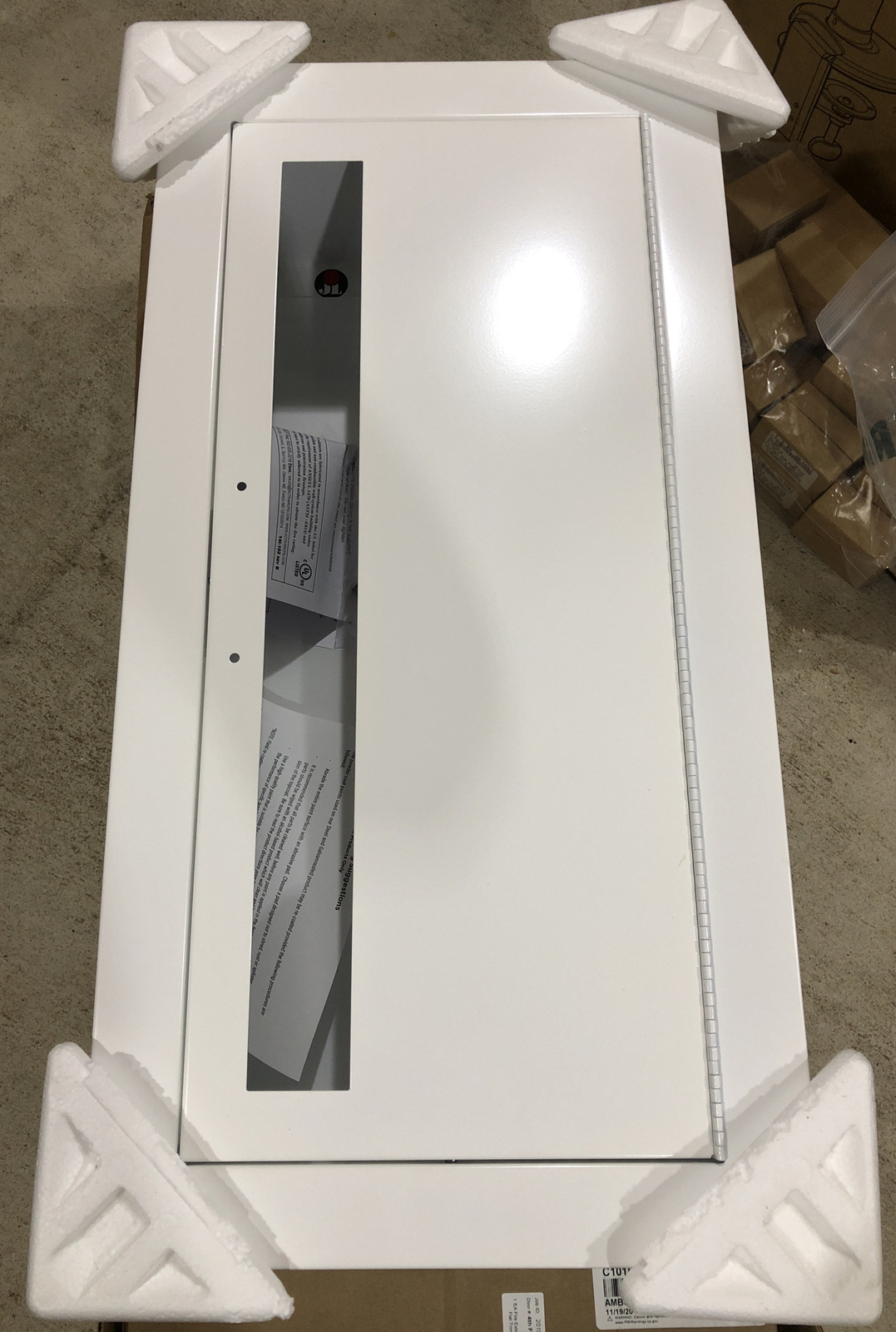 JL Industries Ambassador 1000 VDP w/Handle Fire Extinguisher Cabinet C1015V10FX2