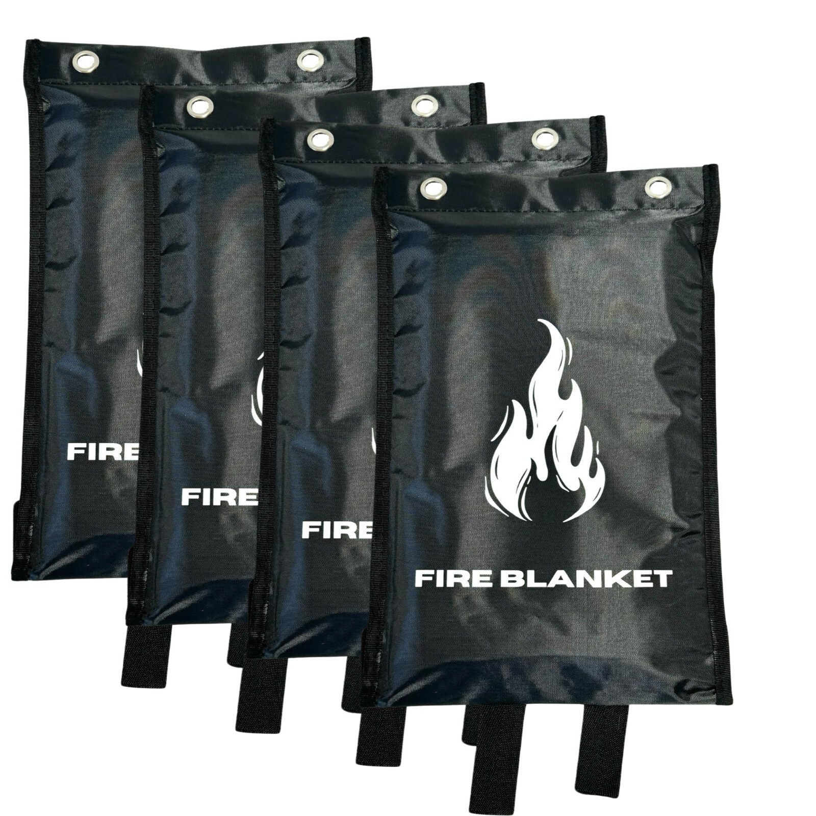 Motivpart Fire Blanket Emergency Survival Kit 2 Pack Size 39″x39″ Safety Blanket