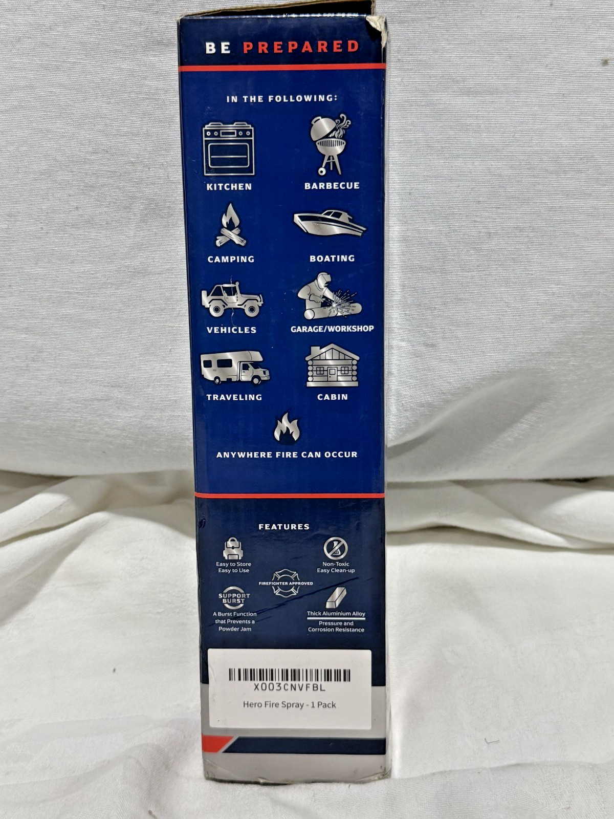 Prepared Hero Hero Fire Spray Mini Portable Fire Extinguisher Car Kitchen Home