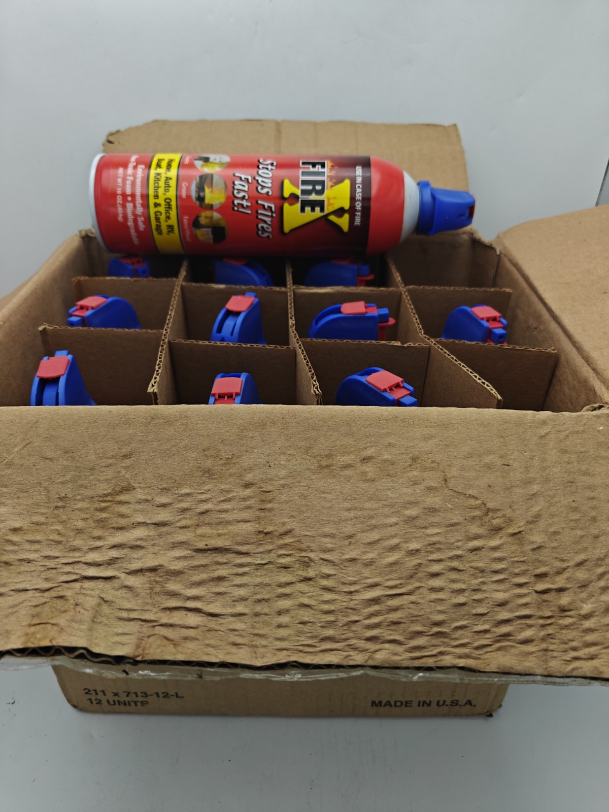New Fire Gone Max Pro Srop Fire Fast Suppressant Aerosol Can 16 oz Lot of 11 USA