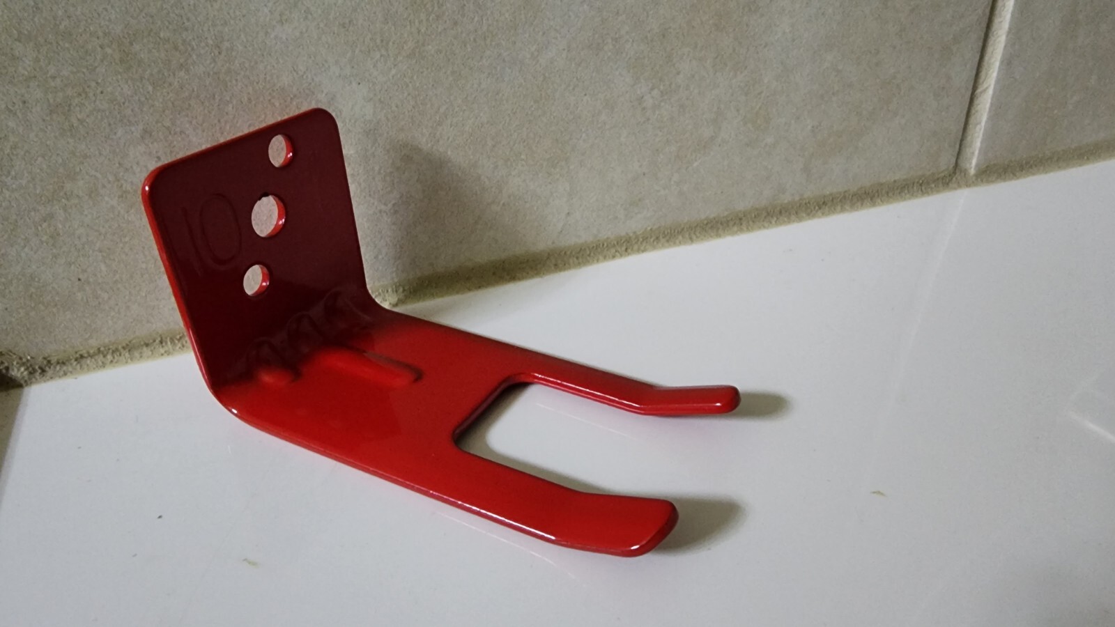 (4) 10LB  New UNIVERSAL Fire Extinguisher Bracket Hook Style Wall Mount Hanger