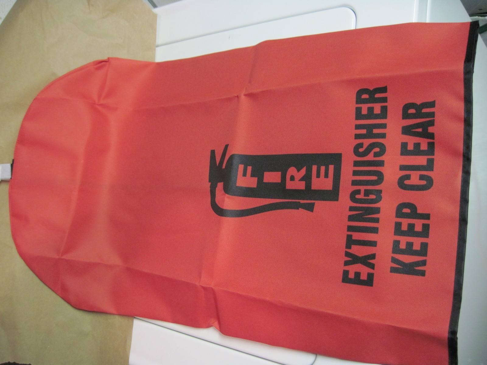 Brooks FEC9 Fire Extinguisher Cover “Keep Clear”, Large Size, Heavy Duty, NEW