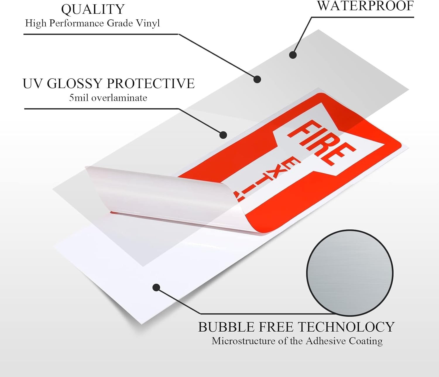 2 Pack Fire Extinguisher Holder and 4 Pieces Fire Extinguisher Sign Sticker, …