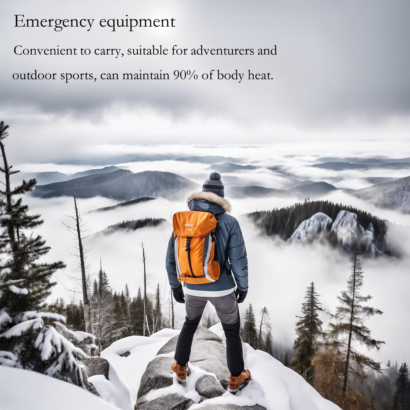 Emergency Mylar Thermal Blankets: Portable Space Blanket, Camping, Bug Out Ba…