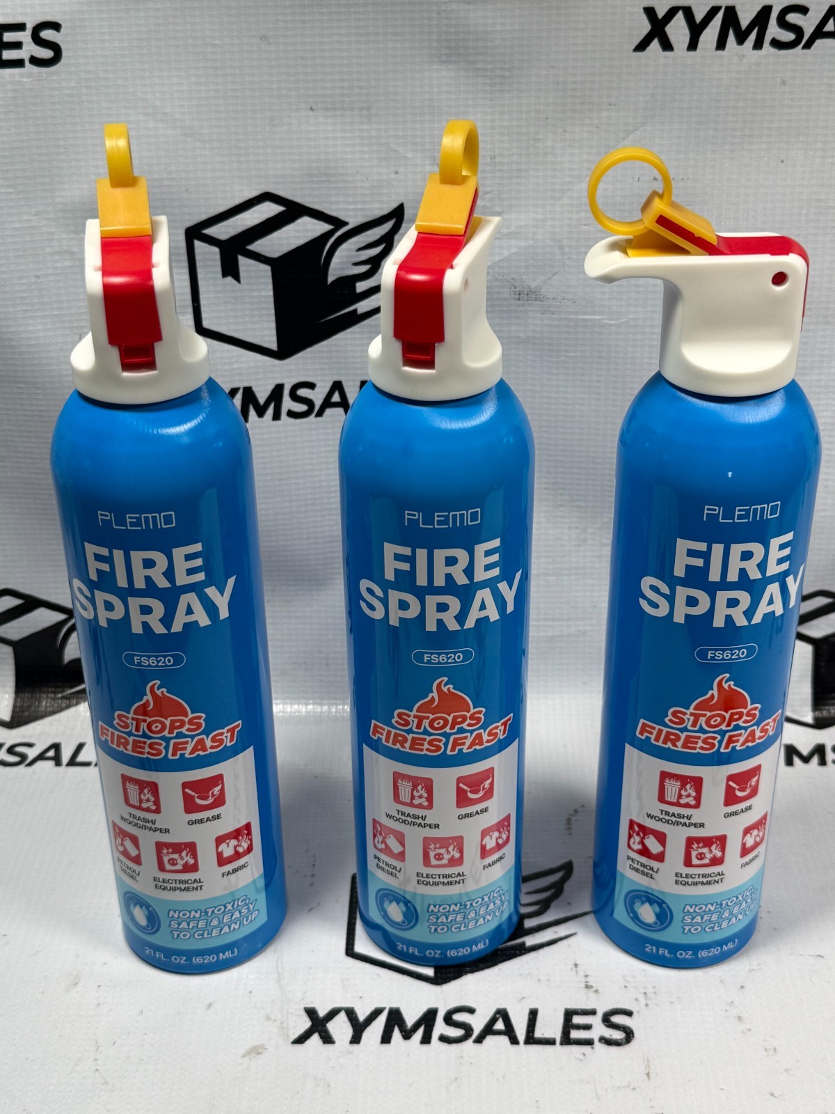 3 pk. Fire Extinguisher for Home, Compact Fire Extinguisher 620ml Fire Spray