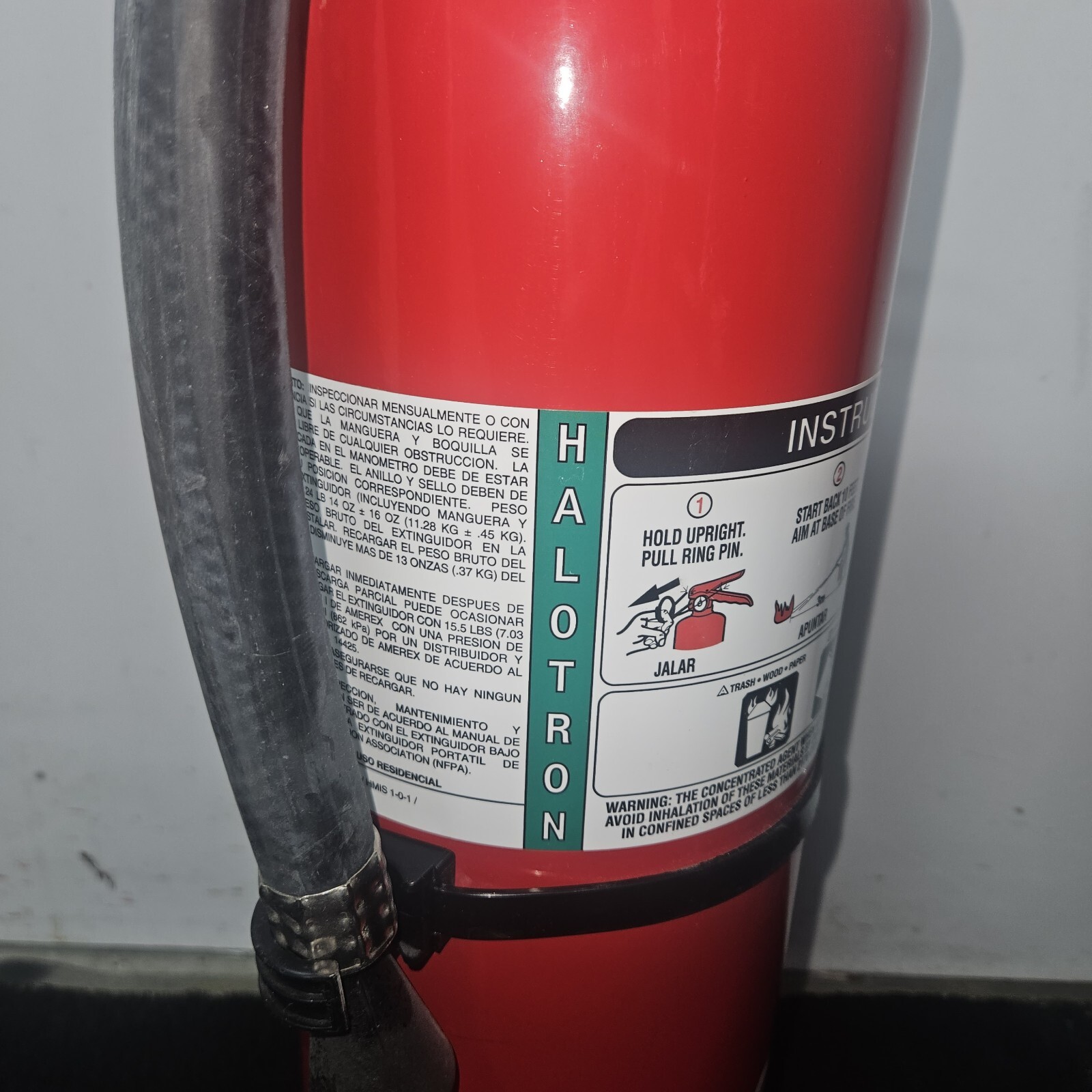 Amerex Model 398 11# Halotron 2A10BC Rating