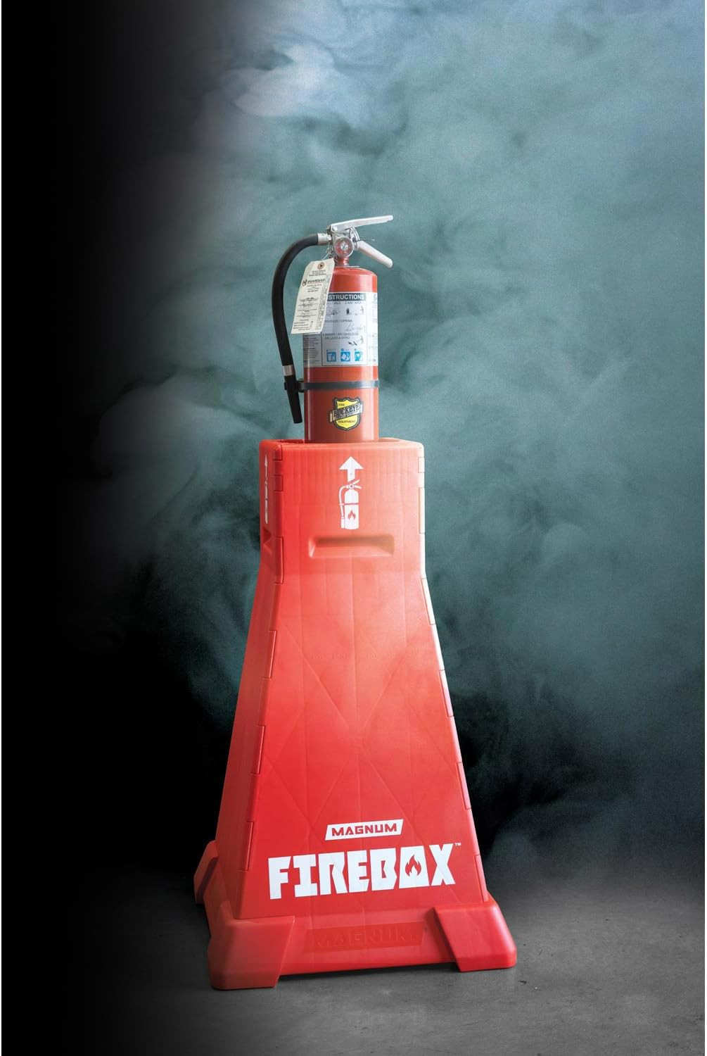 MAGNUM Firebox, Portable Fire Extinguisher Stand, OSHA Compliant, Emergency Fire