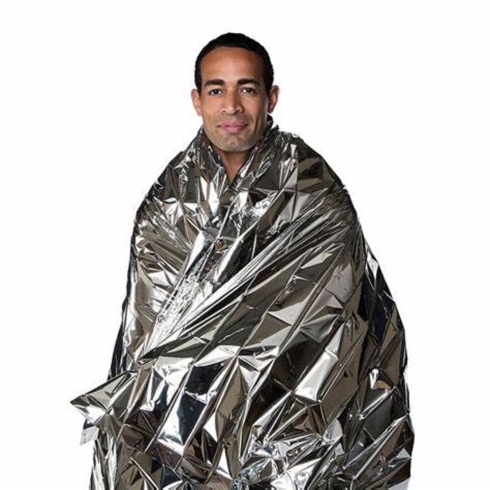 Emergency Mylar Thermal Blankets – Pack of 12 | Survival Space Fire Blankets …