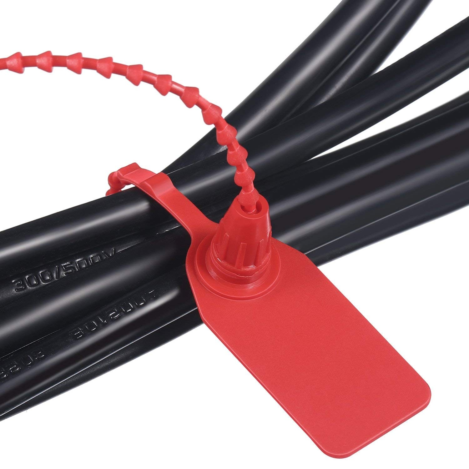 Security Seals Pull-Tite Plastic Tamper Seals Disposable Self-Locking Tie Tag…