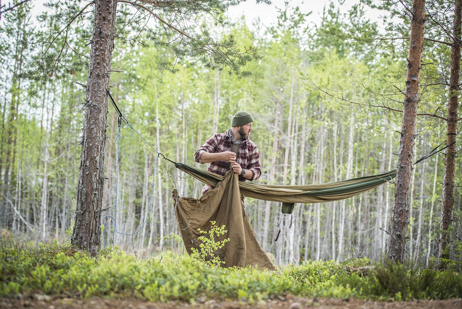 Swagman Roll Military Poncho, Bushcraft Line – Multi-purpose Rain Poncho & Em…