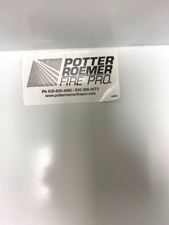 Part/ New Fire Extinguisher Potter Roemer Fire Pro. Wall Cabinet/ White