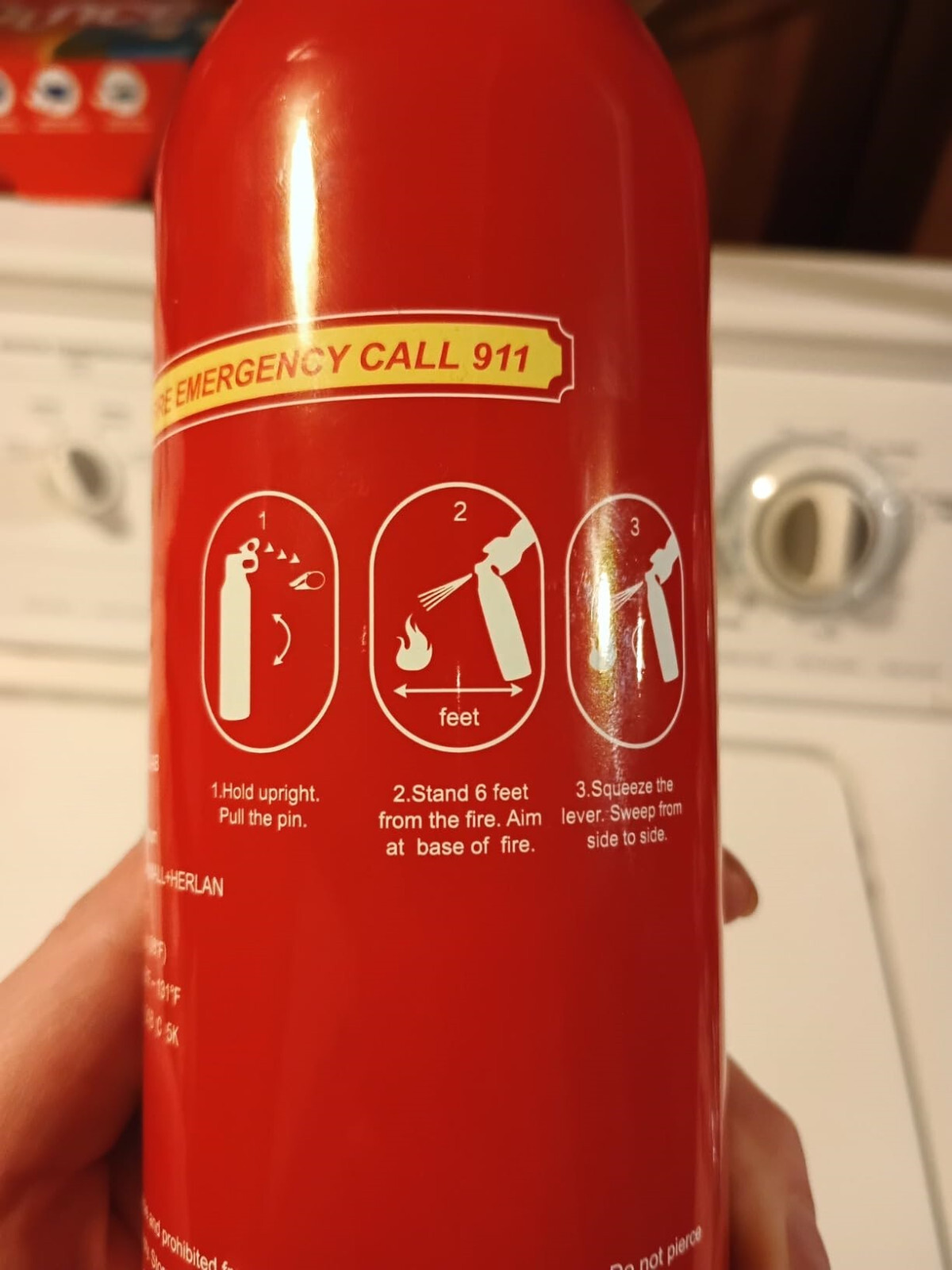 Portable Fire Extinguisher Spray With Bracket For Car Home Kitchen Garage House