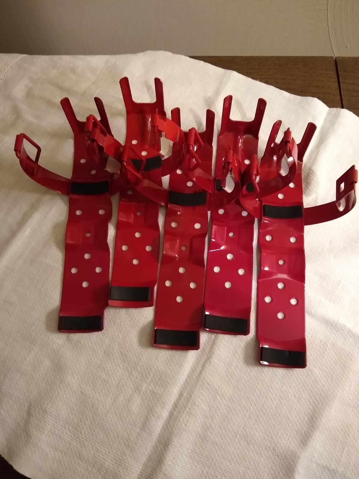 5 Amerex Steel Red Fire Extinguisher BRACKETS ONLY for 2-1/2 Lb Extinguishers