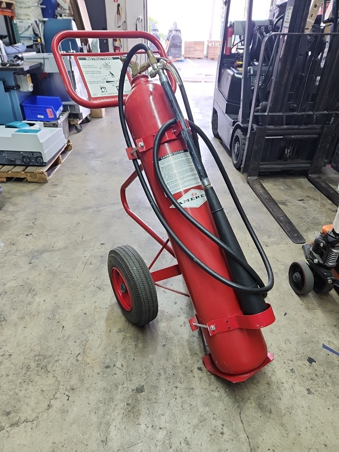 2024 AMEREX 333 50LB Carbon Dioxide Fire Extingisher