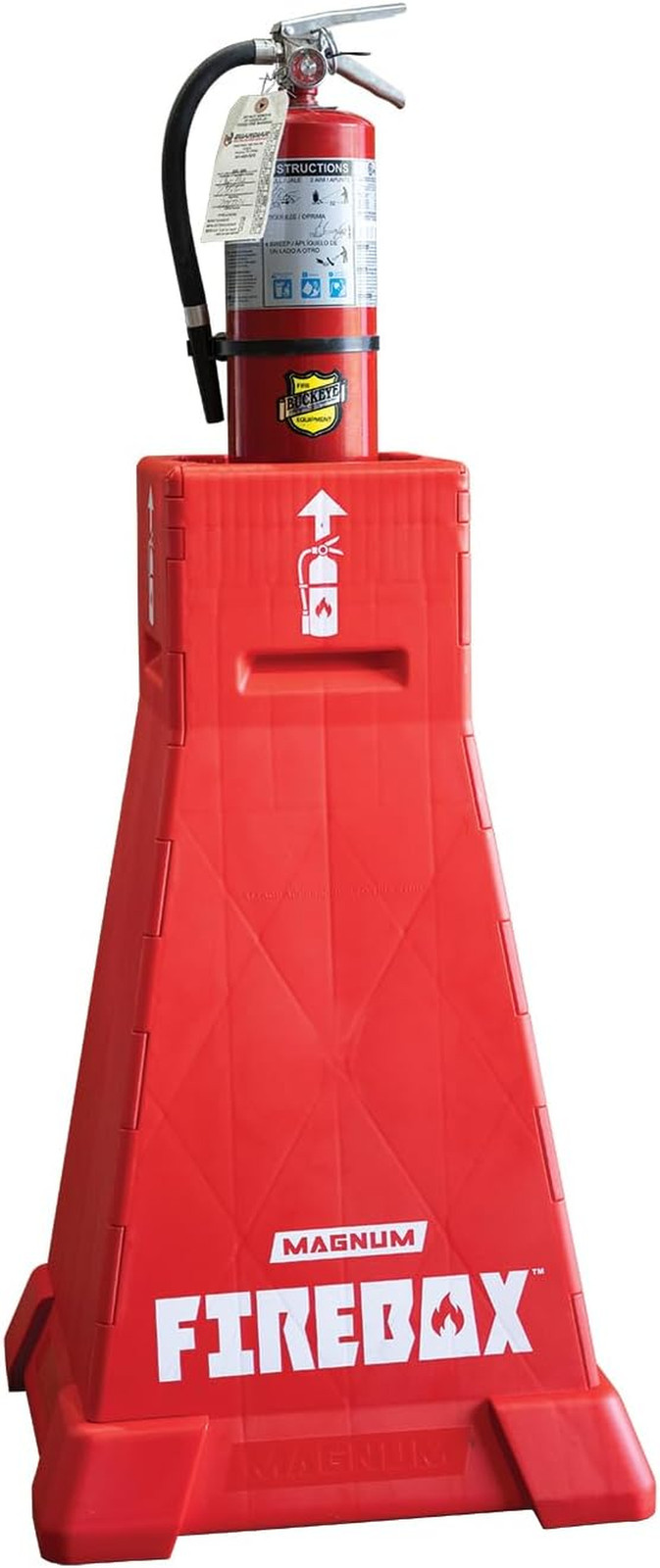 MAGNUM Firebox, Portable Fire Extinguisher Stand, OSHA Compliant, Emergency Fire