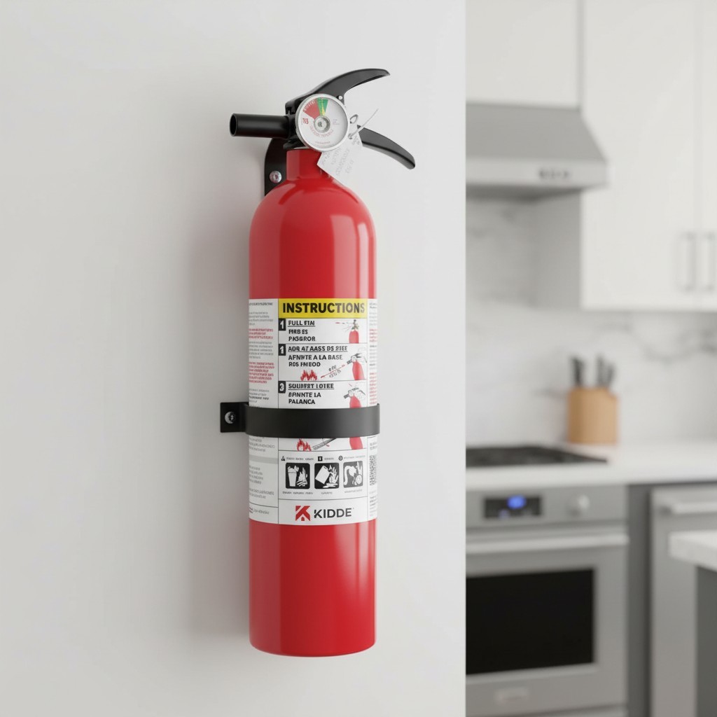 Durable Aluminum Fire Extinguisher with Easy-to-Read Gauge – Home & Office Use