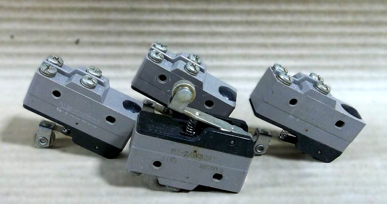LOT OF 4 Honeywell BZ-2AW822T MICRO SWITCH Brown In Color BZ2AW822T
