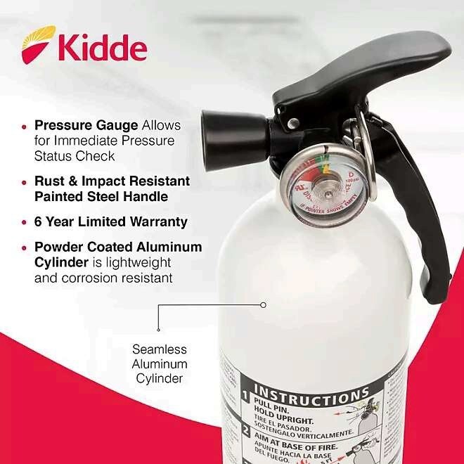 Kidde Kitchen and General-Use 1:A-10:BC Fire Extinguisher Value Pack