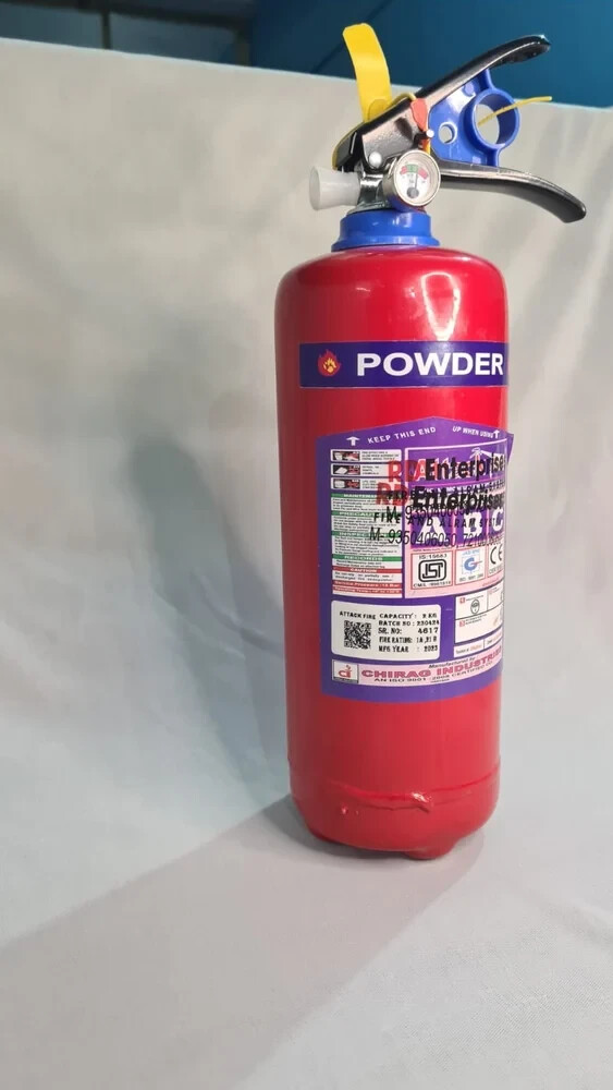 Fire Extinguisher 2kg ABC Powder Stainless Steel -30 DegreeC to +60 DegreeC