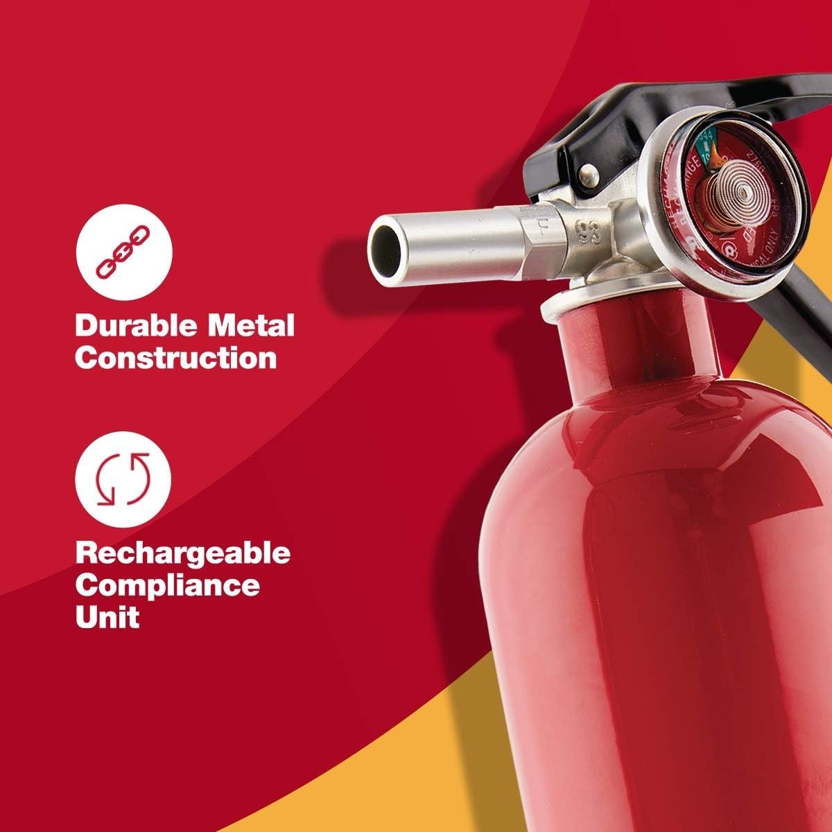 Garage 10 Fire Extinguisher 10 B:C Metal Head Marine Workshop Electrical Liquid