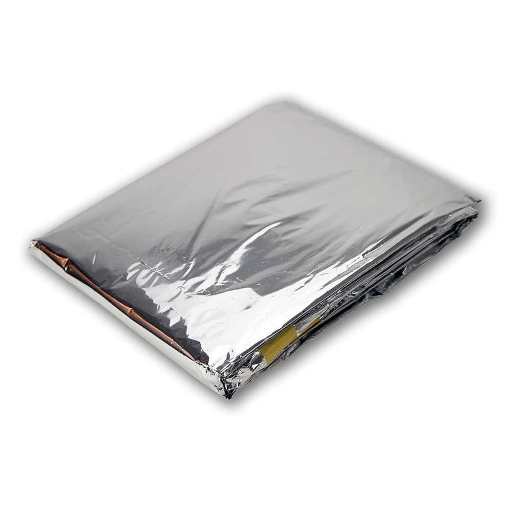 Emergency Thermal Mylar 2 Person Sleeping Bags- 1 Pack -Ultra Compact for Cam…