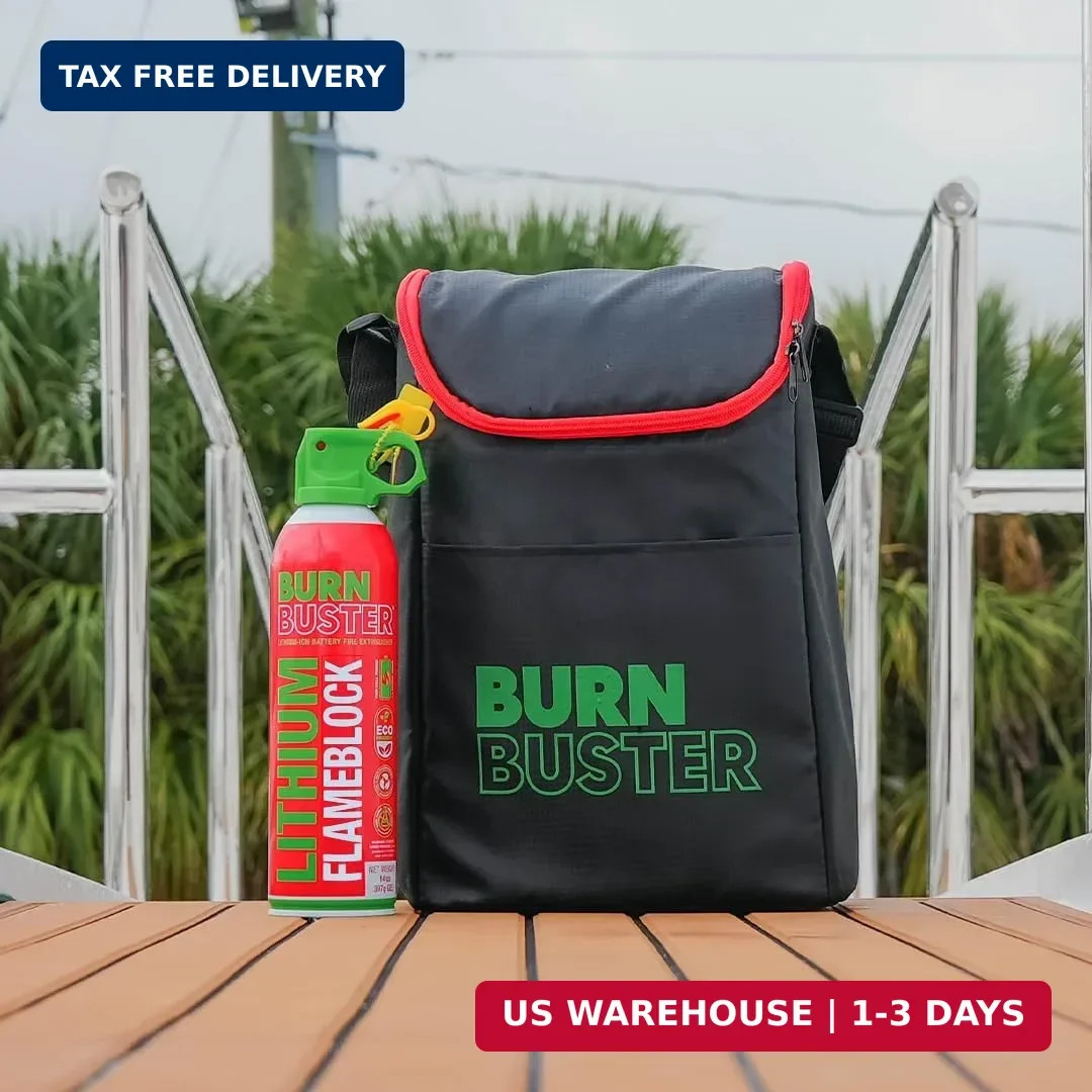Fire Safety Pack of 6-2x Lithium-Ion Fire Suppression Gel, 2x Emergency Blanket