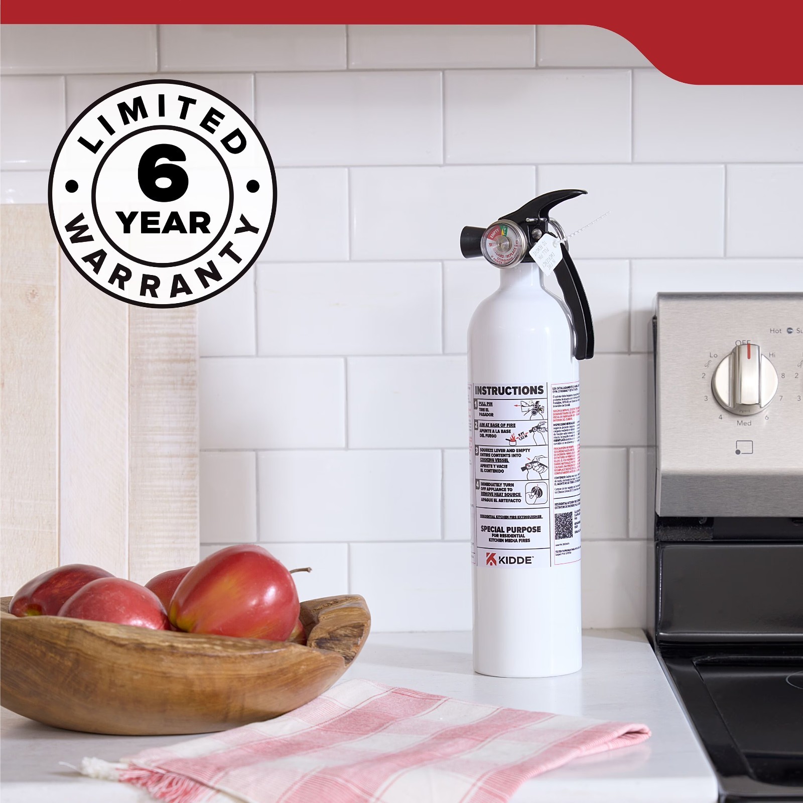 (2 pack) Kidde Fire Extinguisher for Kitchen, Residential, Single-Use, 711A