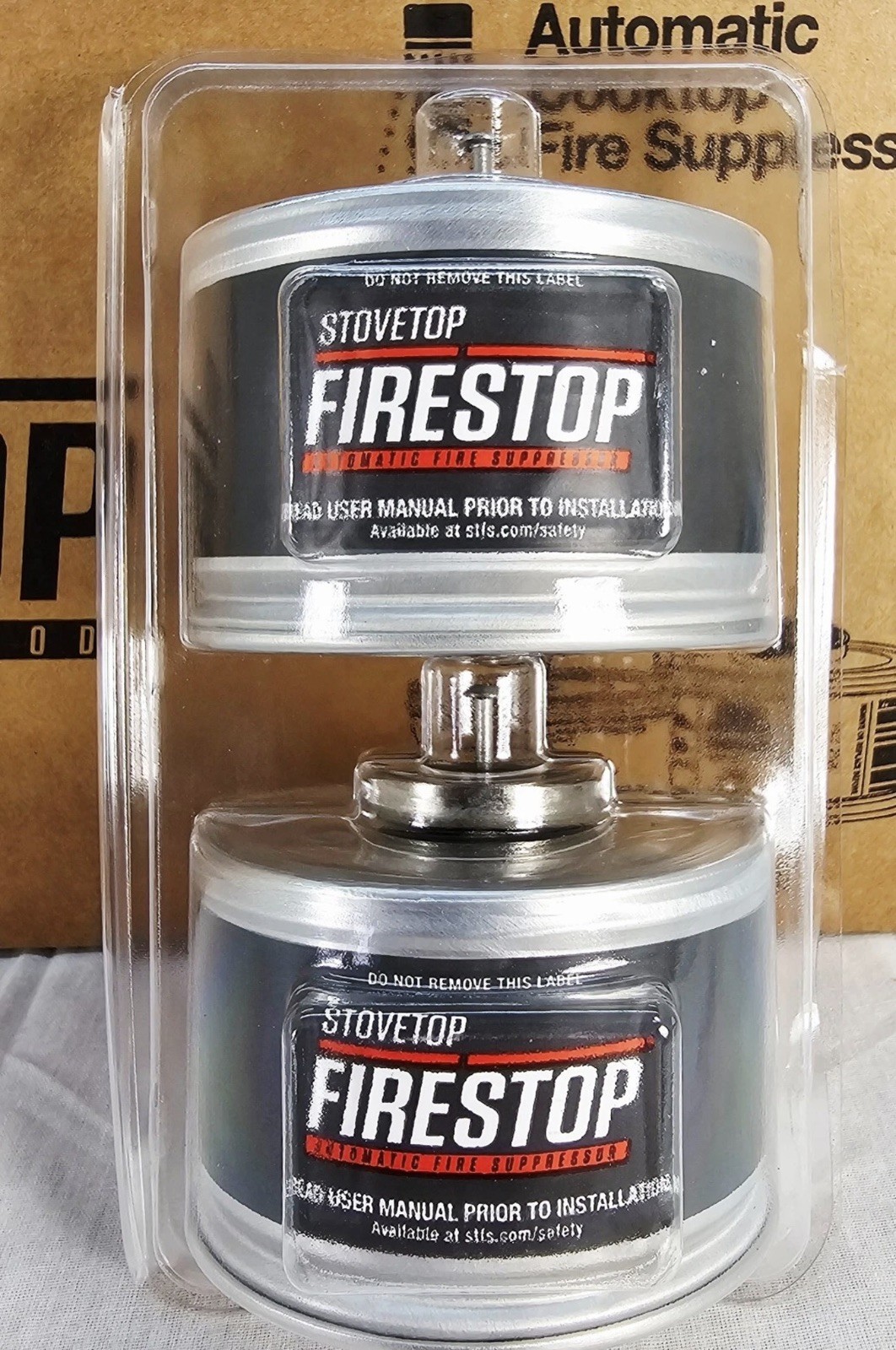 NEW – StoveTop FireStop 675-3D RangeHood Fire Suppressor 10 Pack – April 2032