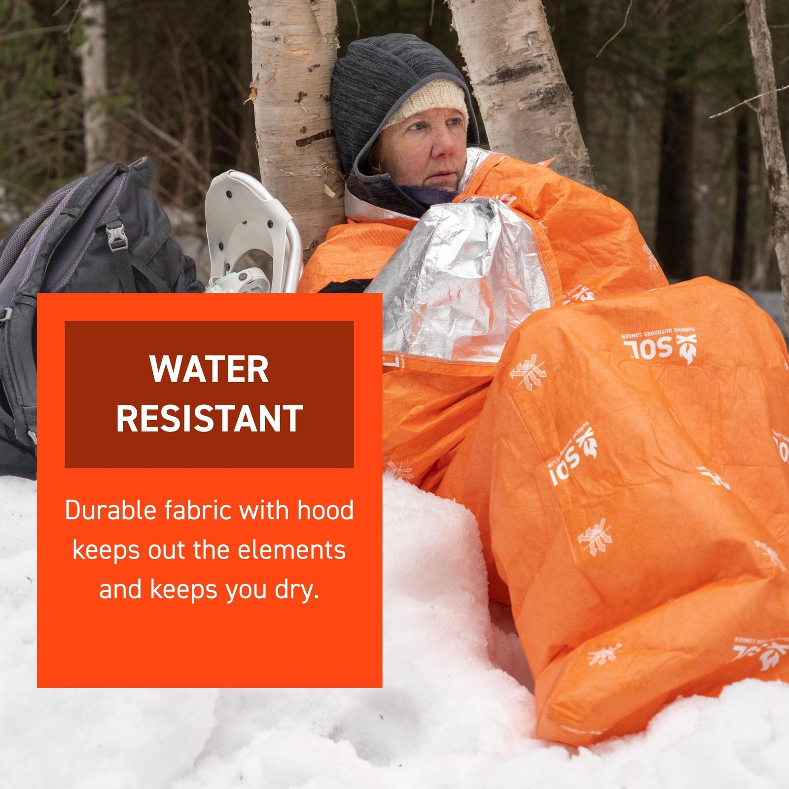 SOL Escape Lite Bivvy – Reflects up to 70% Body Heat – Waterproof Emergency B…