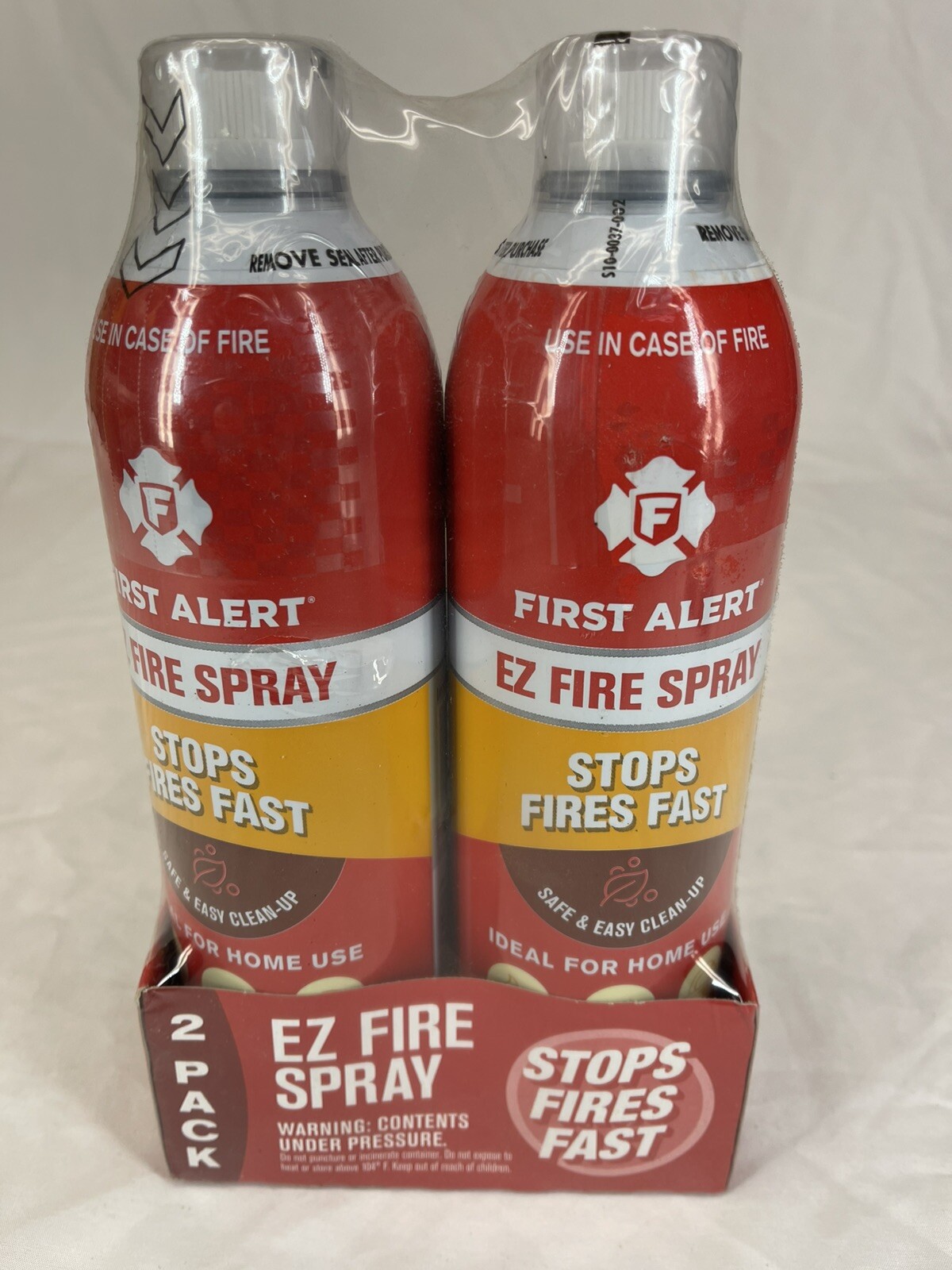 First Alert EZ Fire Spray, Extinguishing Aerosol Spray 18oz, Pack of 2 Sealed