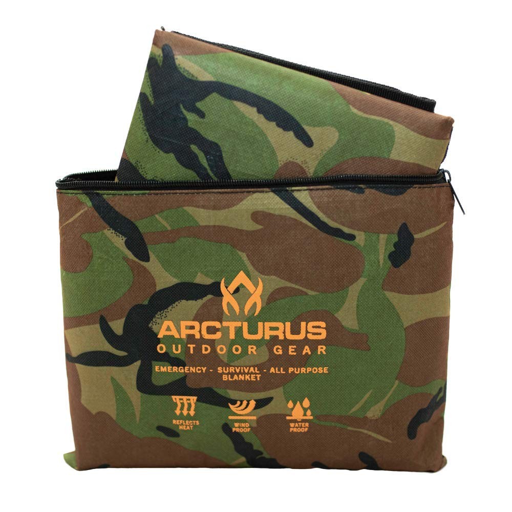 Heavy Duty Survival Blanket “ Insulated Thermal Reflective Tarp 60″ X 82″. Allwe
